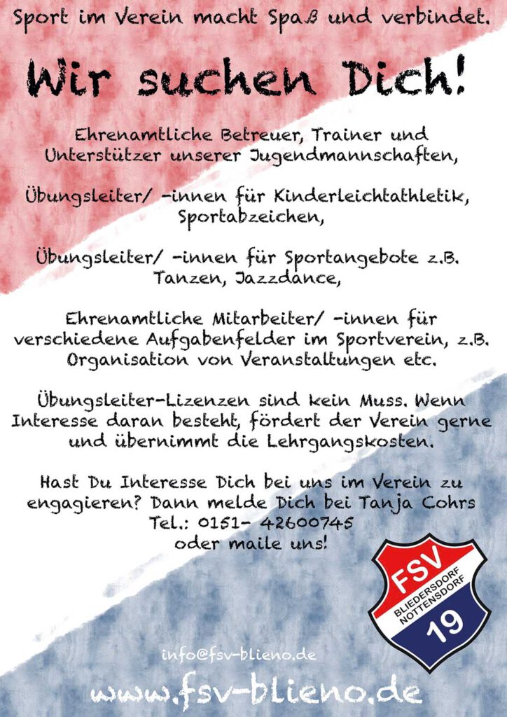 Wir suchen Dich
