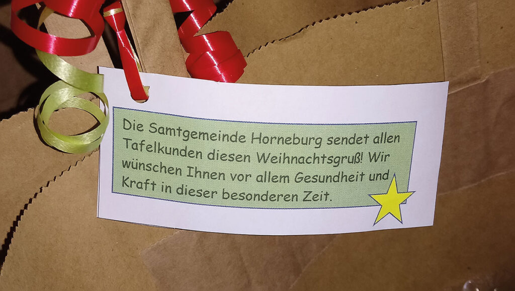 Glückwünsche der Tafel