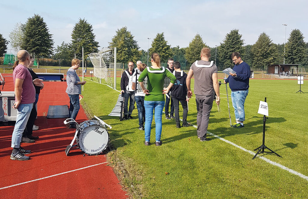 Wettkampftraining Spielmannszug