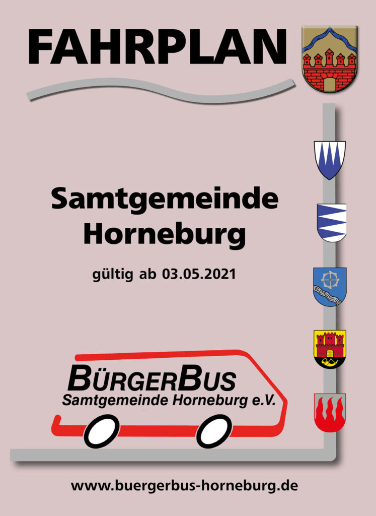 Fahrplan Bürgerbus 2021