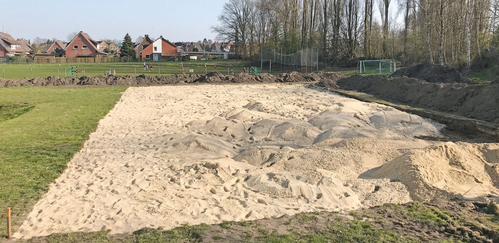 Beachhandballfeld des VfL Horneburg