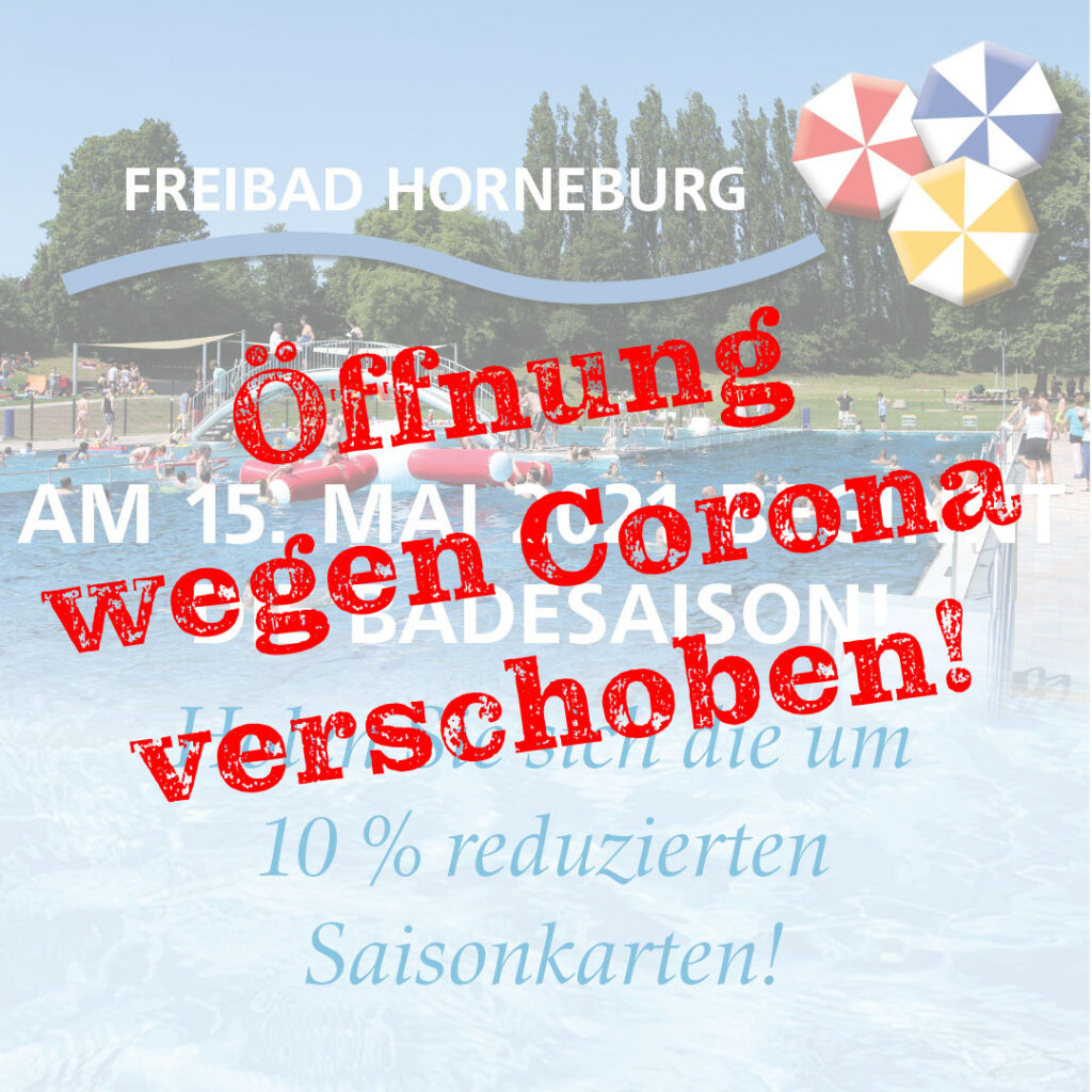 Eröffnung Freibad verschoben