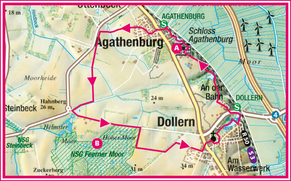 Wandern Karte Tour 1
