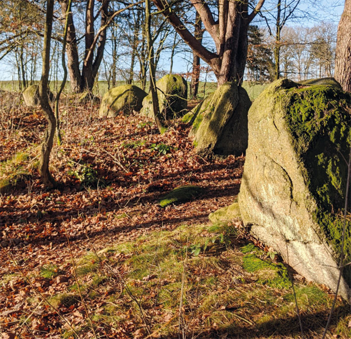 Archäologischen Wanderpfad Daudieck
