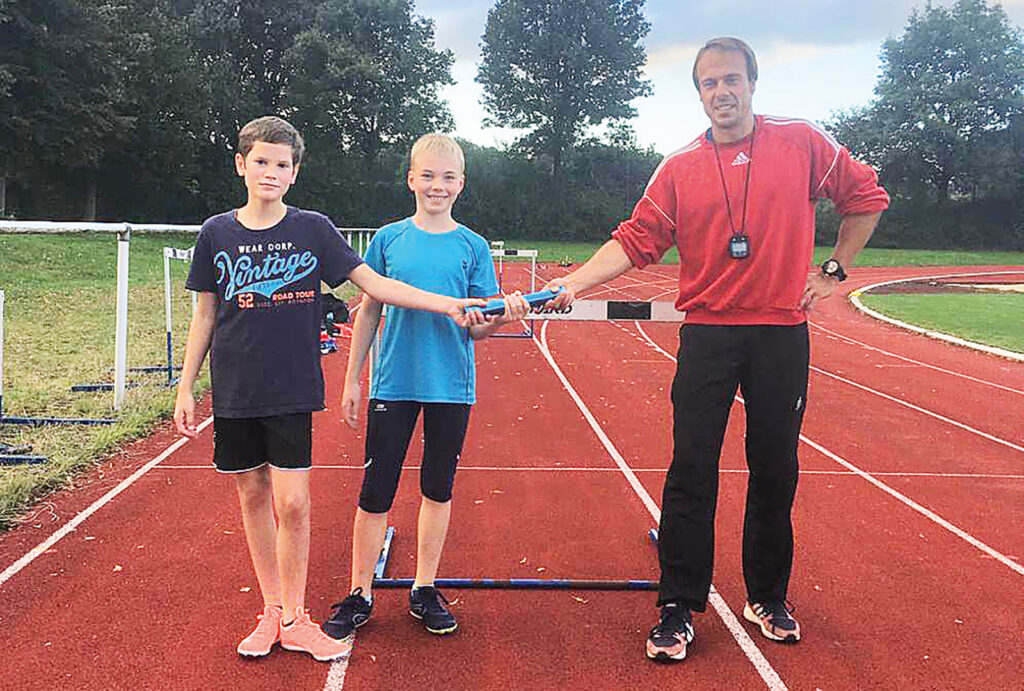 Von links: Matti Kniß, Niklas Bergmann und Dennis Seifried.