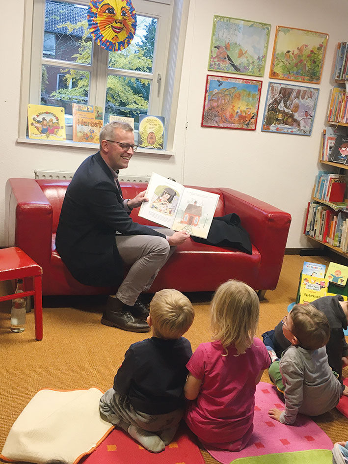Bundesweiter Vorlesetag mit unserem Samtgemeindebürgermeister
