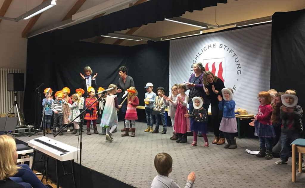 Der Kindergarten bei „Musik für Sie“.