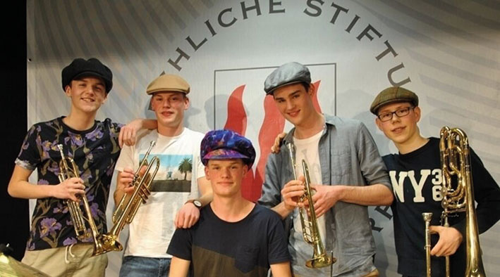 Die Gruppe „Landblech“.