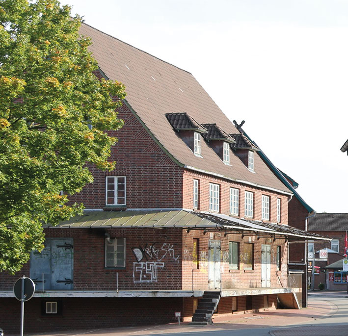 Gebäude am Güterbahnhof vorher