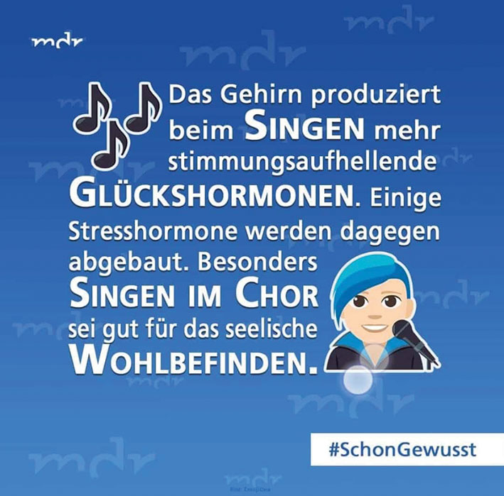 Die Männer singen wieder