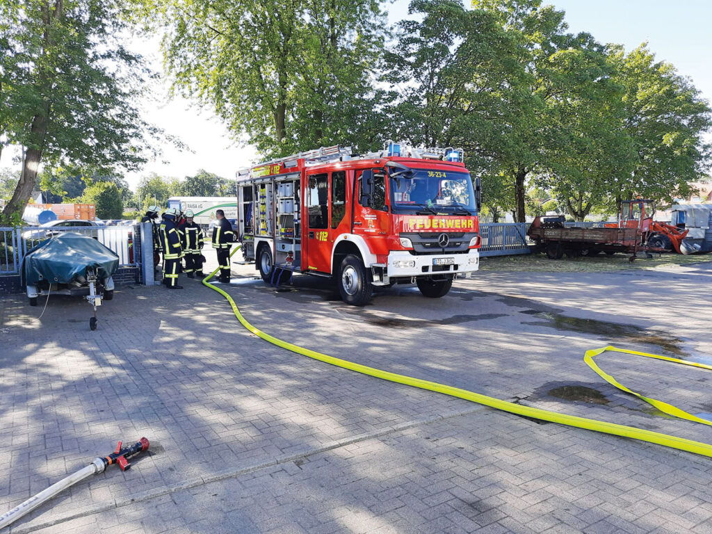 Feuerwehr Akkubrand