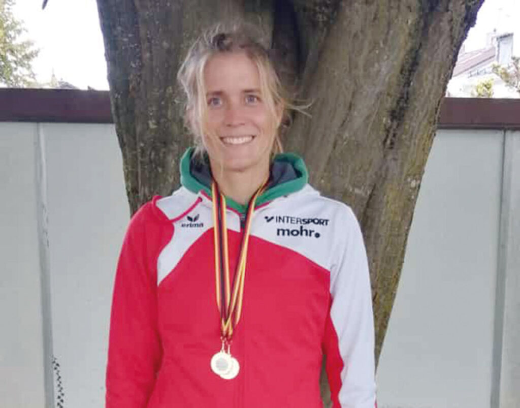 Deutsche Meisterin Christina Seifried.